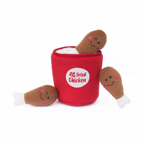 ZIPPY PAWS ZIPPY BURROW - BUCKET OF CHICKEN