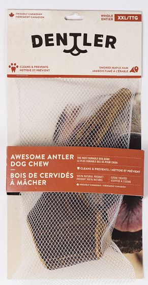 JAWGLER ANTLER DOG CHEWS WHOLE SMOKED HAM XXL