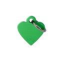 MY FAMILY - BASIC SMALL ALUMINUM GREEN HEART