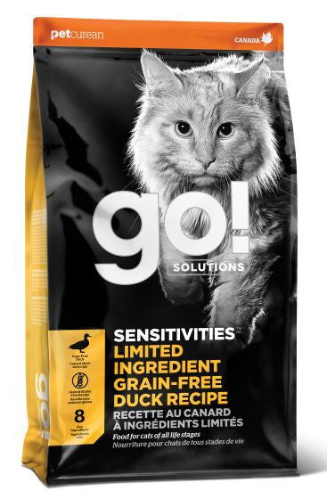 GO SENSITIVITIES LID GRAIN FREE DUCK CAT 16LB
