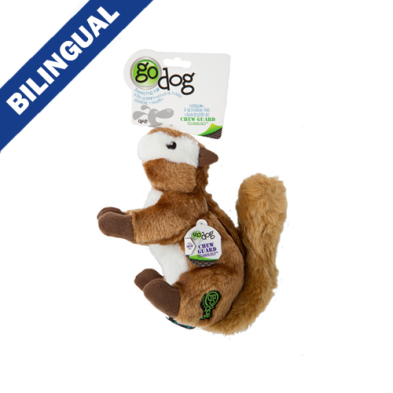 GODOG WILDLIFE CHIPMUNK LARGE DOG TOY