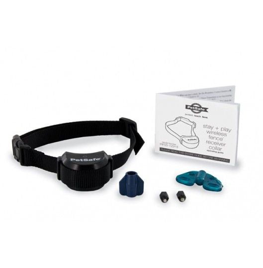 PETSAFE STAY AND PLAY WIRELESS FENCE RECHARGEABLE RECEIVER COLLAR DOG 1PC