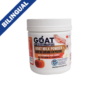 HAPPY DAYS GOAT MILK POWDER WITH PUMPKIN AND CARROTS FOR DOGS 250G