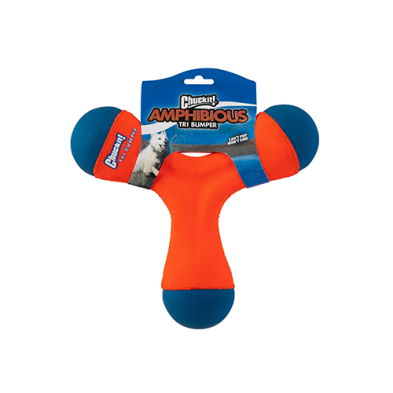 CHUCKIT! AMPHIBIOUS TRI-BUMPER MEDIUM DOG TOY