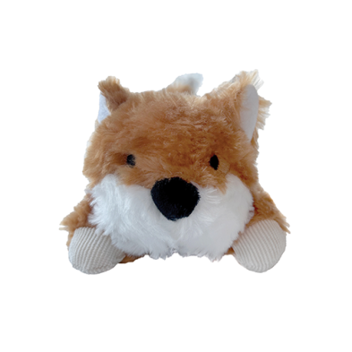 FOUFOUBRANDS FOUFIT LAYDOWN PLUSHIES FOX 6.5" DOG TOY