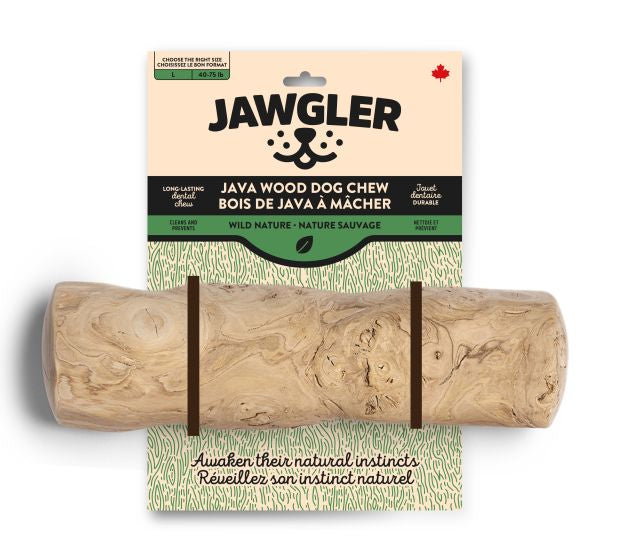 JAWGLER JAVA WOOD DOG CHEW WILD NATURE TASTE - LARGE DOG