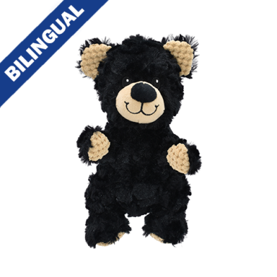 MULTIPET WRINKLEEZ BEAR 9" PLUSH DOG TOY