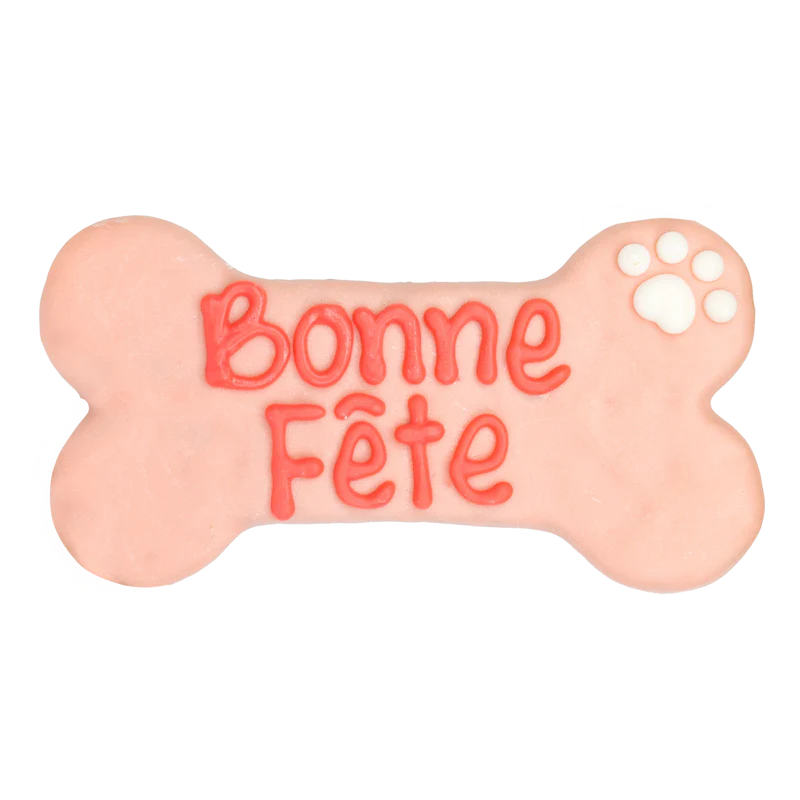 BOSCO & ROXY’S - HAPPY BIRTHDAY/ BONNE FETE -  BONE 6”