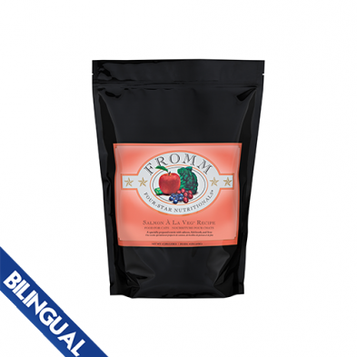 FROMM FOUR STAR NUTRITIONALS SALMON À LA VEG RECIPE DRY CAT FOOD 4 LB