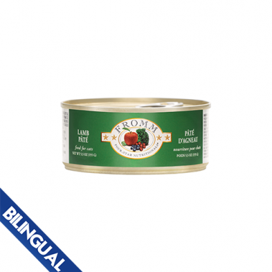 FROMM FOUR STAR NUTRITIONALS LAMB PÂTÉ WET CAT FOOD 5.5 OZ