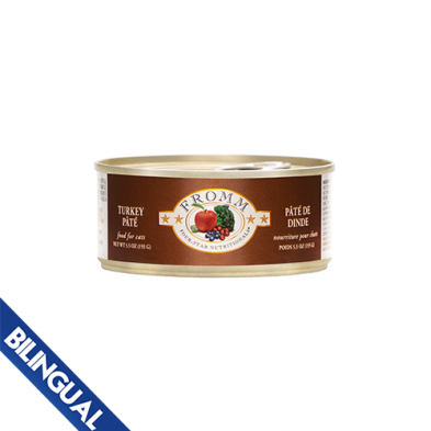 FROMM FOUR STAR NUTRITIONALS TURKEY PÂTÉ WET CAT FOOD 5.5 OZ