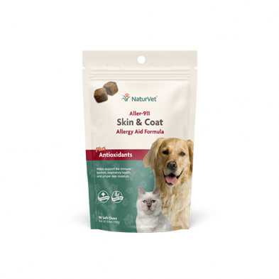 NATURVET ALLER-911 SKIN & COAT SOFT CHEWS (90 CT)
