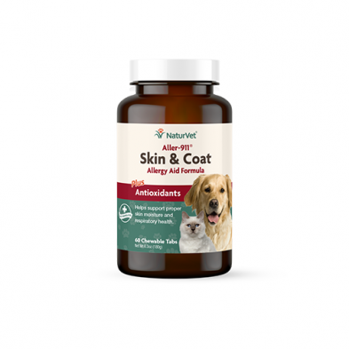 NATURVET ALLER-911 SKIN & COAT TABLETS (60 CT)