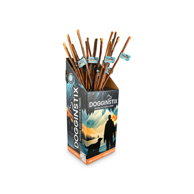 DOGGINSTIX BULLY STICKS CANE NATURAL DOG CHEWS & TREATS