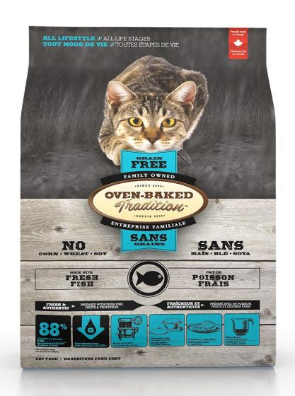 OVEN-BAKED TRADITION GRAIN FREE FISH CAT 10LB