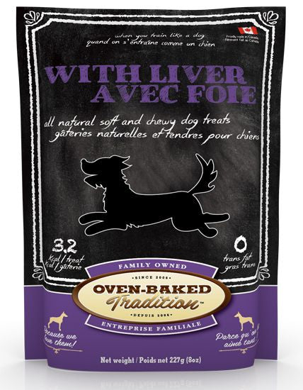 OVEN-BAKED TRADITION SOFT AND CHEWY LIVER DOG 8OZ