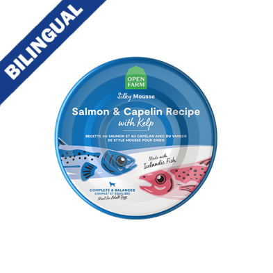 OPEN FARM SALMON & CAPELIN RECIPE WITH KELP WET DOG FOOD 7OZ