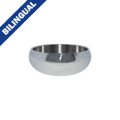 GOO-EEZ® BRILLIANT DOUBLE WALL STAINLESS STEEL BOWL MEDIUM