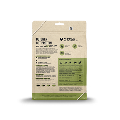 VITAL ESSENTIALS® FREEZE-DRIED RAW RABBIT ENTREE CAT FOOD MINI NIBS 12 OZ