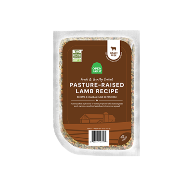 OPEN FARM  COOKED PASTURE-RAISED LAMB RECIPE FROZEN DOG FOOD 16OZ