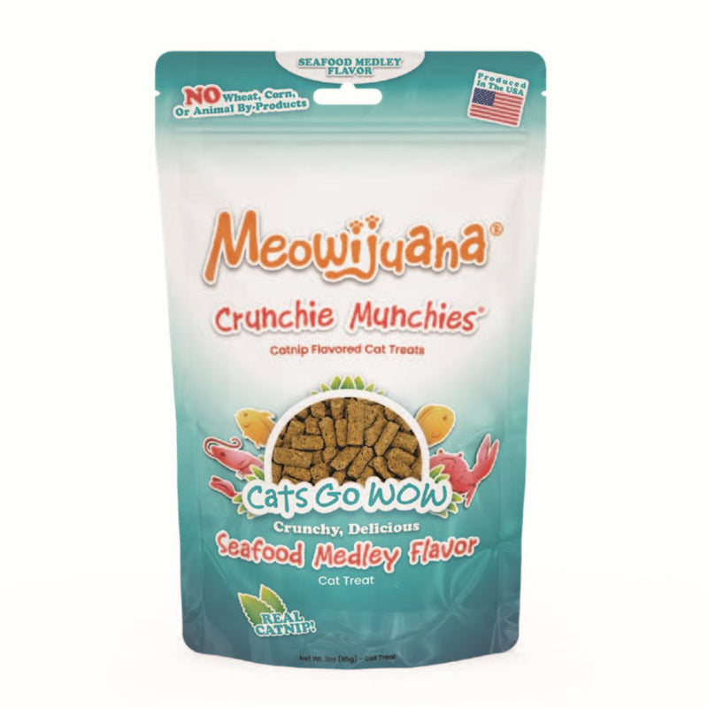 Meowijuana - Crunchie Munchies SEAFOOD 3OZ