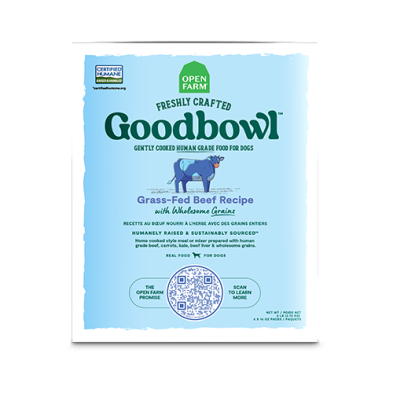 OPEN FARM GOODBOWL GRASS-FED BEEF & WHOLESOME GRAINS FROZEN DOG FOOD 96OZ