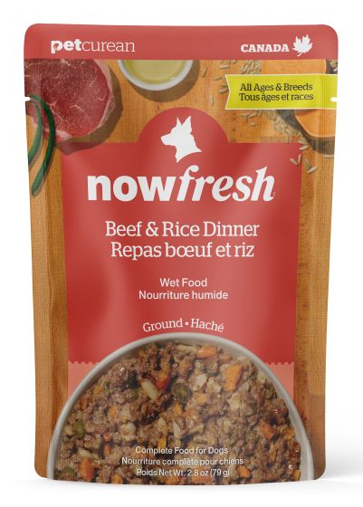 NOW FRESH GROUND BEEF & RICE DINNER 2.8OZ