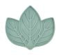 DEXYPAWS ENRICHMENT LICKING MAT, LEAF SHAPE, SAGE GREEN