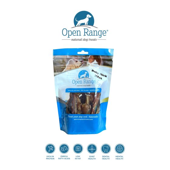 OPEN RANGE BULLY STICK ENDS DOG