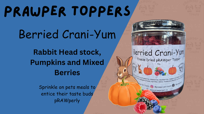 PRAWPER PET - BERRIED CRANI-YUM 50G
