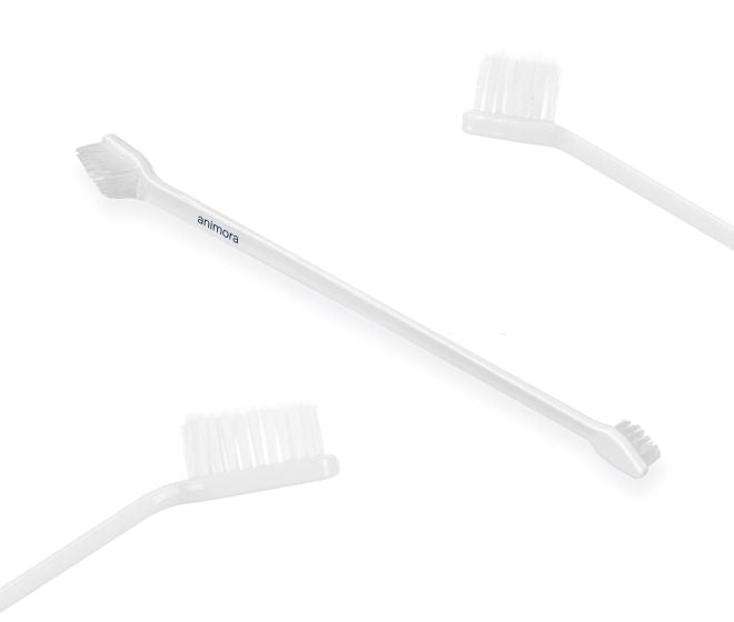 ANIMORA DOUBLE-HEADED TOOTHBRUSH
