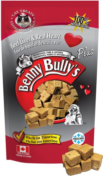 BENNY BULLY BEEF LIVER PLUS HEART CAT 25G