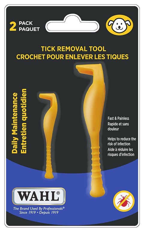 WAHL TICK REMOVER TOOL 2PC DOG 1PC