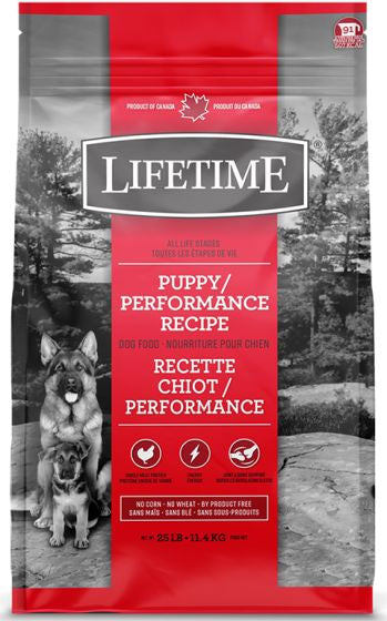 LIFETIME ALL LIFE STAGES PUPPY PERFORMANCE DOG 11.4KG