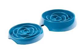 MESSY MUTTS - INTERACTIVE SLOW FEEDER - BLUE - 3 Cups