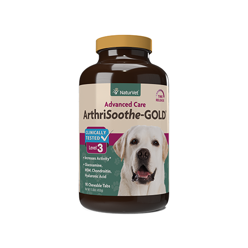 NATURVET ARTHRISOOTHE-GOLD ADVANCED CARE CHEWABLE TABLETS (90 CT)