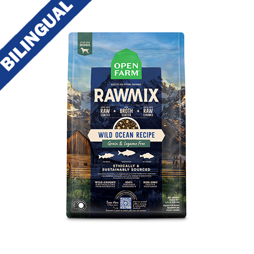 OPEN FARM RAWMIX WILD OCEAN RECIPE GRAIN LEGUME FREE DRY DOG