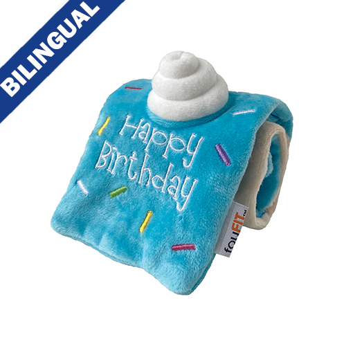 FOUFOUBRANDS FOUFIT BIRTHDAY ROLL CAKE SMALL DOG TOY