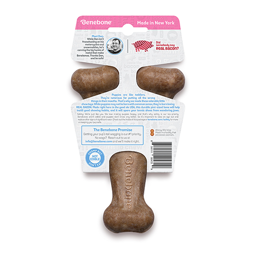 BENEBONE PUPPY WISHBONE BACON FLAVOR SMALL DOG CHEW