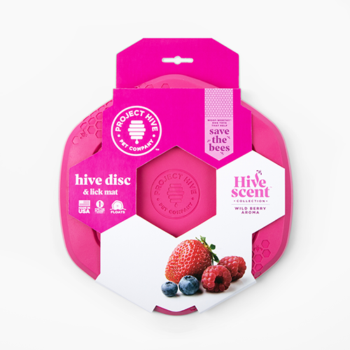 PROJECT HIVE PET COMPANY SCENTED COLLECTION HIVE DISC DOG TOY