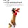 OUTWARD HOUND SQUAWKERS EARL LATEX RUBBER CHICKEN INTERACTIVE DOG TOY, SMALL