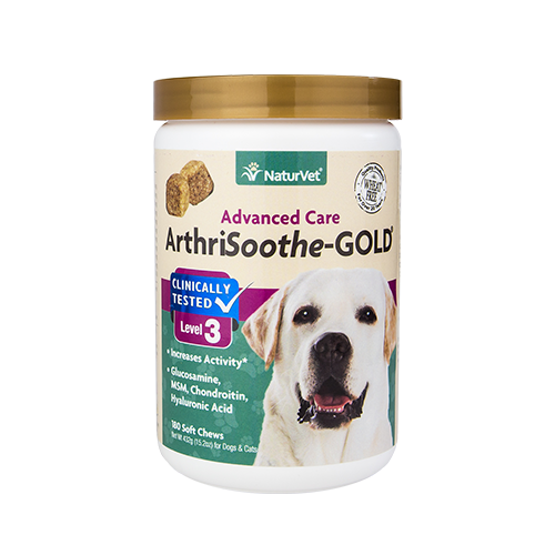 NATURVET ARTHRISOOTHE-GOLD ADVANCED CARE SOFT CHEWS (180 CT)