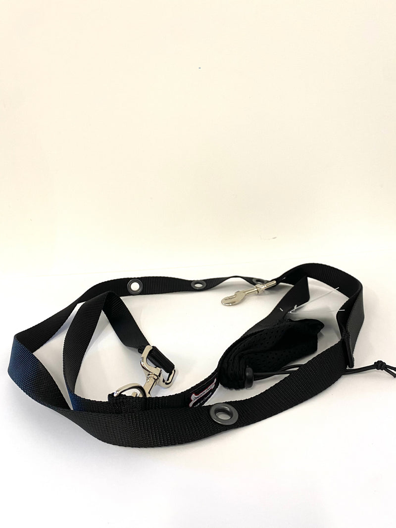 SMOOCHY POOCHY 1” X 8’ NYLON LEAD- SOLID COLOUR