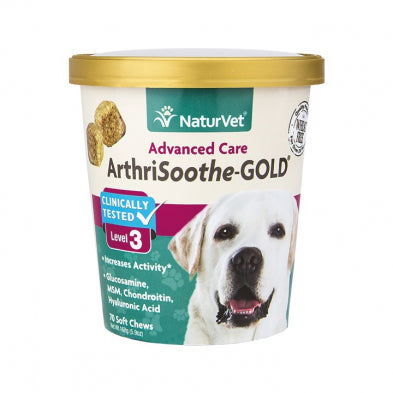 NATURE VET ARTHRISOOTHE-GOLD ADVANCED CARE SOFT CHEWS 70 CT