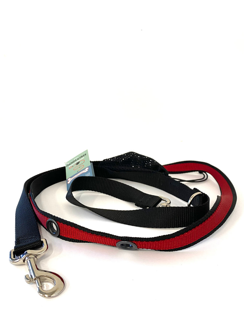 SMOOCHY POOCHY 1”x6’ HANDS FREE NYLON LEAD (TWO COLOURS)