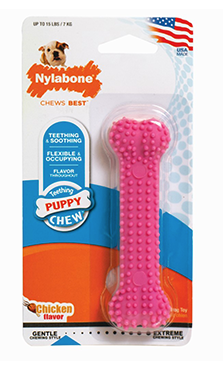 NYLABONE PUPPY DENTAL CHEW PINK PETITE