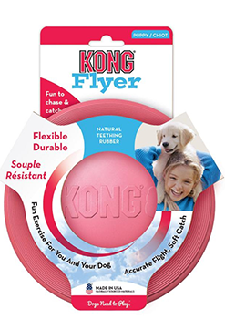 KONG PUPPY FLYER DISC DOG TOY