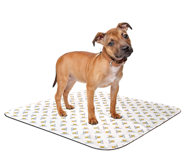 POOCH PAD REUSABLE ABSORBENT POTTY PADS WHITE MEDIUM