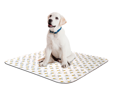 POOCH PAD REUSABLE ABSORBENT POTTY PADS WHITE LARGE