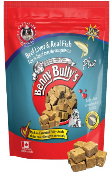 BENNY BULLY’S BEEF LIVER PLUS FISH CAT 25G